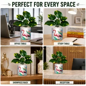 Artificial Tree Ceramic Photo Pot With White Stones 3x4 Inch (F165146) Artificial Tree Ceramic Photo Pot With White Stones 3x4 Inch (F165146)