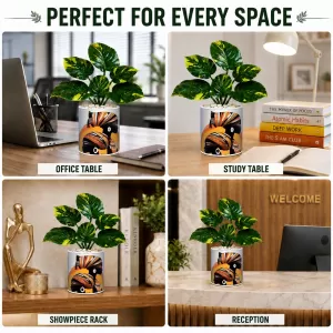 Artificial Tree Ceramic Photo Pot With White Stones 3x4 Inch (F165170) Artificial Tree Ceramic Photo Pot With White Stones 3x4 Inch (F165170)