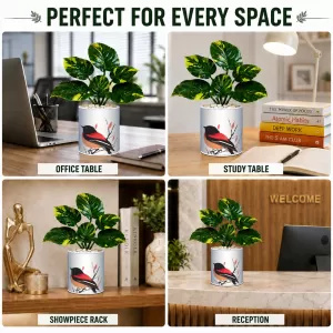 Artificial Tree Ceramic Photo Pot With White Stones 3x4 Inch (F165285) Artificial Tree Ceramic Photo Pot With White Stones 3x4 Inch (F165285)