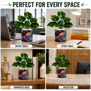 Artificial Tree Ceramic Photo Pot With White Stones 3x4 Inch (F165553) Artificial Tree Ceramic Photo Pot With White Stones 3x4 Inch (F165553)