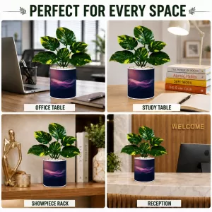 Artificial Tree Ceramic Photo Pot With White Stones 3x4 Inch (F165610) Artificial Tree Ceramic Photo Pot With White Stones 3x4 Inch (F165610)