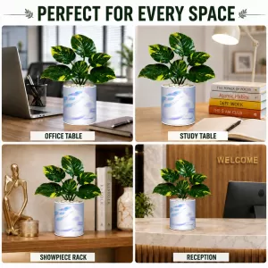 Artificial Tree Ceramic Photo Pot With White Stones 3x4 Inch (F165654) Artificial Tree Ceramic Photo Pot With White Stones 3x4 Inch (F165654)