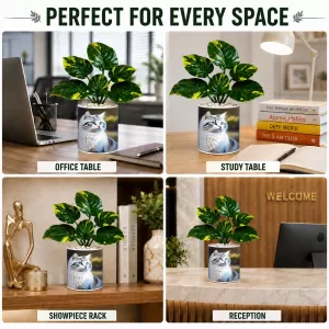 Artificial Tree Ceramic Photo Pot With White Stones 3x4 Inch (F165881) Artificial Tree Ceramic Photo Pot With White Stones 3x4 Inch (F165881)