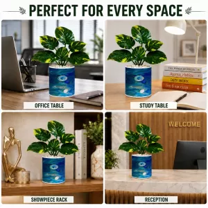 Artificial Tree Ceramic Photo Pot With White Stones 3x4 Inch (F165950) Artificial Tree Ceramic Photo Pot With White Stones 3x4 Inch (F165950)