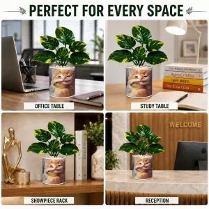 Artificial Tree Ceramic Photo Pot With White Stones 3x4 Inch (F165993) Artificial Tree Ceramic Photo Pot With White Stones 3x4 Inch (F165993)