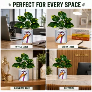 Artificial Tree Ceramic Photo Pot With White Stones 3x4 Inch (F166078) Artificial Tree Ceramic Photo Pot With White Stones 3x4 Inch (F166078)