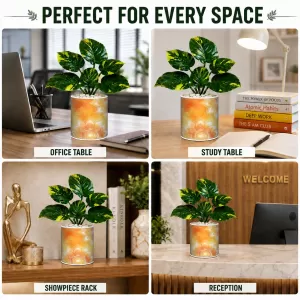 Artificial Tree Ceramic Photo Pot With White Stones 3x4 Inch (F166111) Artificial Tree Ceramic Photo Pot With White Stones 3x4 Inch (F166111)