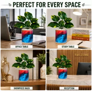 Artificial Tree Ceramic Photo Pot With White Stones 3x4 Inch (F166120) Artificial Tree Ceramic Photo Pot With White Stones 3x4 Inch (F166120)