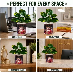 Artificial Tree Ceramic Photo Pot With White Stones 3x4 Inch (F166155) Artificial Tree Ceramic Photo Pot With White Stones 3x4 Inch (F166155)
