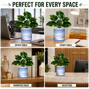 Artificial Tree Ceramic Photo Pot With White Stones 3x4 Inch (F166178) Artificial Tree Ceramic Photo Pot With White Stones 3x4 Inch (F166178)