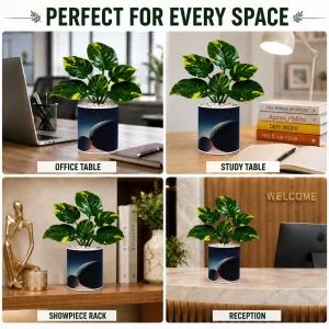 Artificial Tree Ceramic Photo Pot With White Stones 3x4 Inch (F166335) Artificial Tree Ceramic Photo Pot With White Stones 3x4 Inch (F166335)