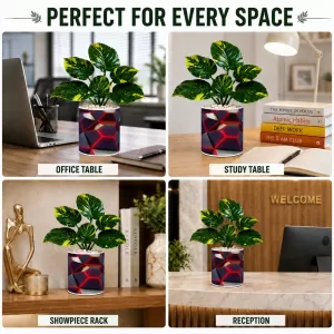 Artificial Tree Ceramic Photo Pot With White Stones 3x4 Inch (F166339) Artificial Tree Ceramic Photo Pot With White Stones 3x4 Inch (F166339)