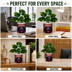 Artificial Tree Ceramic Photo Pot With White Stones 3x4 Inch (F166345) Artificial Tree Ceramic Photo Pot With White Stones 3x4 Inch (F166345)