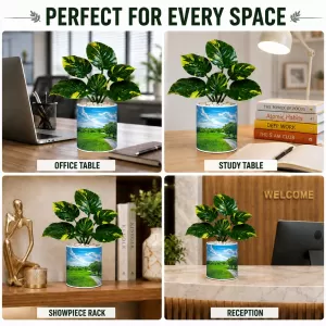 Artificial Tree Ceramic Photo Pot With White Stones 3x4 Inch (F166379) Artificial Tree Ceramic Photo Pot With White Stones 3x4 Inch (F166379)