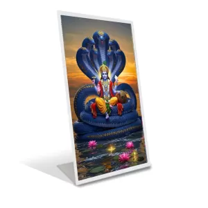 Car Desk/Table Top Lord Vishnu Acrylic L-Style Photo Stand - 2.5x3.5 Inches, Compact And Stylish Spiritual Display (F6664) Car Desk/Table Top Lord Vishnu Acrylic L-Style Photo Stand - 2.5x3.5 Inches, Compact And Stylish Spiritual Display (F6664)