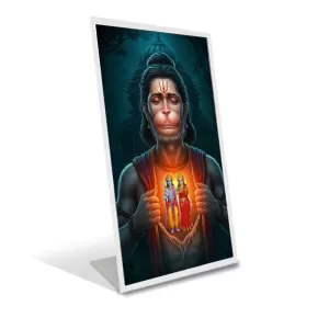 Car Desk/Table Top Jai Bajrang Bali Acrylic L-Style Photo Stand - 2.5x3.5 Inches, Compact And Stylish Spiritual Display (F6665) Car Desk/Table Top Jai Bajrang Bali Acrylic L-Style Photo Stand - 2.5x3.5 Inches, Compact And Stylish Spiritual Display (F6665)