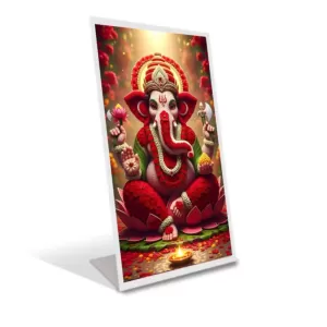Car Desk/Table Top Lord Ganesha Acrylic L-Style Photo Stand - 2.5x3.5 Inches, Compact And Stylish Spiritual Display (F6657) Car Desk/Table Top Lord Ganesha Acrylic L-Style Photo Stand - 2.5x3.5 Inches, Compact And Stylish Spiritual Display (F6657)