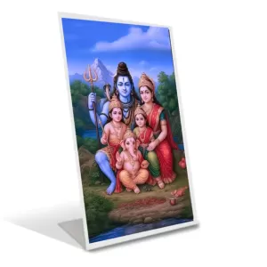 Car Desk/Table Top Shiva Pariwar Acrylic L-Style Photo Stand - 2.5x3.5 Inches, Compact And Stylish Spiritual Display (F6659) Car Desk/Table Top Shiva Pariwar Acrylic L-Style Photo Stand - 2.5x3.5 Inches, Compact And Stylish Spiritual Display (F6659)
