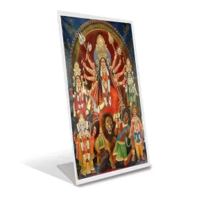 Car Desk/Table Top Maa Durga Acrylic L-Style Photo Stand - 2.5x3.5 Inches, Compact And Stylish Spiritual Display (F6689) Car Desk/Table Top Maa Durga Acrylic L-Style Photo Stand - 2.5x3.5 Inches, Compact And Stylish Spiritual Display (F6689)
