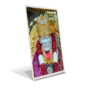 Car Desk/Table Top Shirdi Sai Baba Acrylic L-Style Photo Stand - 2.5x3.5 Inches, Compact And Stylish Spiritual Display (F6690) Car Desk/Table Top Shirdi Sai Baba Acrylic L-Style Photo Stand - 2.5x3.5 Inches, Compact And Stylish Spiritual Display (F6690)