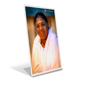 Car Desk/Table Top Mata Amritanandamayi Devi Acrylic L-Style Photo Stand - 2.5x3.5 Inches, Compact And Stylish Spiritual Display (F6694) Car Desk/Table Top Mata Amritanandamayi Devi Acrylic L-Style Photo Stand - 2.5x3.5 Inches, Compact And Stylish Spiritual Display (F6694)