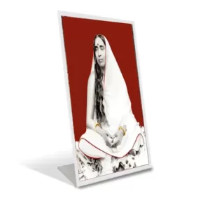 Car Desk/Table Top Shree Sarada Maa Acrylic L-Style Photo Stand - 2.5x3.5 Inches, Compact And Stylish Spiritual Display (F6697) Car Desk/Table Top Shree Sarada Maa Acrylic L-Style Photo Stand - 2.5x3.5 Inches, Compact And Stylish Spiritual Display (F6697)