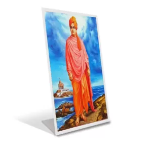 Car Desk/Table Top Swami Vivekananda Acrylic L-Style Photo Stand - 2.5x3.5 Inches, Compact And Stylish Spiritual Display (F6699) Car Desk/Table Top Swami Vivekananda Acrylic L-Style Photo Stand - 2.5x3.5 Inches, Compact And Stylish Spiritual Display (F6699)