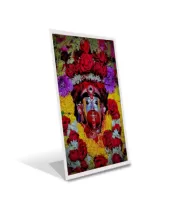 Car Desk/Table Top Maa Tara Acrylic L-Style Photo Stand - 2.5x3.5 Inches, Compact And Stylish Spiritual Display (F6701)