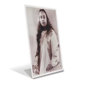 Car Desk/Table Top Paramahansa Yogananda Acrylic L-Style Photo Stand - 2.5x3.5 Inches, Compact And Stylish Spiritual Display (F6705) Car Desk/Table Top Paramahansa Yogananda Acrylic L-Style Photo Stand - 2.5x3.5 Inches, Compact And Stylish Spiritual Display (F6705)