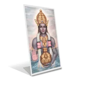 Car Desk/Table Top Lord Dhanvantari Acrylic L-Style Photo Stand - 2.5x3.5 Inches, Compact And Stylish Spiritual Display (F6715) Car Desk/Table Top Lord Dhanvantari Acrylic L-Style Photo Stand - 2.5x3.5 Inches, Compact And Stylish Spiritual Display (F6715)