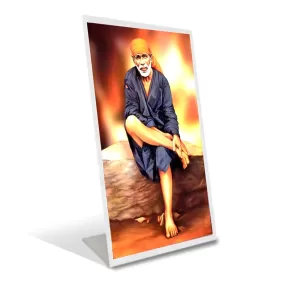 Car Desk/Table Top Shirdi Sai Baba Acrylic L-Style Photo Stand - 2.5x3.5 Inches, Compact And Stylish Spiritual Display (F6733) Car Desk/Table Top Shirdi Sai Baba Acrylic L-Style Photo Stand - 2.5x3.5 Inches, Compact And Stylish Spiritual Display (F6733)