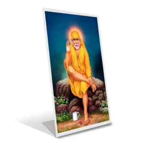 Car Desk/Table Top Sridhi Sai Baba Acrylic L-Style Photo Stand - 2.5x3.5 Inches, Compact And Stylish Spiritual Display (F6734) Car Desk/Table Top Sridhi Sai Baba Acrylic L-Style Photo Stand - 2.5x3.5 Inches, Compact And Stylish Spiritual Display (F6734)
