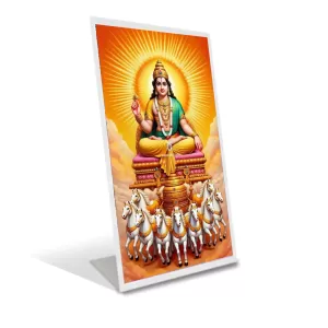Car Desk/Table Top Surya Dev Acrylic L-Style Photo Stand - 2.5x3.5 Inches, Compact And Stylish Spiritual Display (F6738) Car Desk/Table Top Surya Dev Acrylic L-Style Photo Stand - 2.5x3.5 Inches, Compact And Stylish Spiritual Display (F6738)
