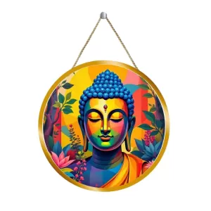 Serene Buddha 12x12 Inch Round Religious Photo Frame | Spiritual Wall Decor For Home Temple, Pooja Room & Office | Divine Wall Art Picture For Worship, Meditation & Gift (F13059) Serene Buddha 12x12 Inch Round Religious Photo Frame | Spiritual Wall Decor For Home Temple, Pooja Room & Office | Divine Wall Art Picture For Worship, Meditation & Gift (F13059)