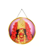 Tara Maa 12x12 Inch Round Religious Photo Frame | Spiritual Wall Decor For Home Temple, Pooja Room & Office | Divine Wall Art Picture For Worship, Meditation & Gift (F13064)