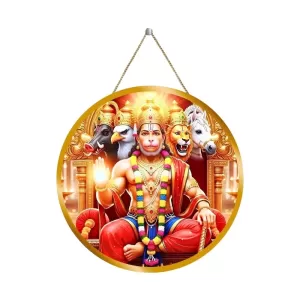 Lord Hanuman 12x12 Inch Round Religious Photo Frame | Spiritual Wall Decor For Home Temple, Pooja Room & Office | Divine Wall Art Picture For Worship, Meditation & Gift (F13071) Lord Hanuman 12x12 Inch Round Religious Photo Frame | Spiritual Wall Decor For Home Temple, Pooja Room & Office | Divine Wall Art Picture For Worship, Meditation & Gift (F13071)