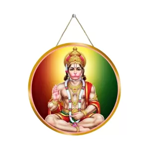 Lord Hanuman 12x12 Inch Round Religious Photo Frame | Spiritual Wall Decor For Home Temple, Pooja Room & Office | Divine Wall Art Picture For Worship, Meditation & Gift (F13083) Lord Hanuman 12x12 Inch Round Religious Photo Frame | Spiritual Wall Decor For Home Temple, Pooja Room & Office | Divine Wall Art Picture For Worship, Meditation & Gift (F13083)