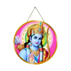Lord Rama 12x12 Inch Round Religious Photo Frame | Spiritual Wall Decor For Home Temple, Pooja Room & Office | Divine Wall Art Picture For Worship, Meditation & Gift (F13084) Lord Rama 12x12 Inch Round Religious Photo Frame | Spiritual Wall Decor For Home Temple, Pooja Room & Office | Divine Wall Art Picture For Worship, Meditation & Gift (F13084)