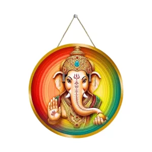 Lord Ganesha 12x12 Inch Round Religious Photo Frame | Spiritual Wall Decor For Home Temple, Pooja Room & Office | Divine Wall Art Picture For Worship, Meditation & Gift (F13086) Lord Ganesha 12x12 Inch Round Religious Photo Frame | Spiritual Wall Decor For Home Temple, Pooja Room & Office | Divine Wall Art Picture For Worship, Meditation & Gift (F13086)