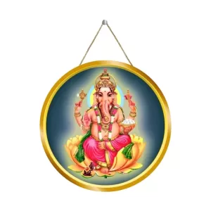 Lord Ganesha 12x12 Inch Round Religious Photo Frame | Spiritual Wall Decor For Home Temple, Pooja Room & Office | Divine Wall Art Picture For Worship, Meditation & Gift (F13087) Lord Ganesha 12x12 Inch Round Religious Photo Frame | Spiritual Wall Decor For Home Temple, Pooja Room & Office | Divine Wall Art Picture For Worship, Meditation & Gift (F13087)