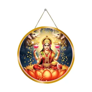 Goddess Lakshmi 12x12 Inch Round Religious Photo Frame | Spiritual Wall Decor For Home Temple, Pooja Room & Office | Divine Wall Art Picture For Worship, Meditation & Gift (F13093) Goddess Lakshmi 12x12 Inch Round Religious Photo Frame | Spiritual Wall Decor For Home Temple, Pooja Room & Office | Divine Wall Art Picture For Worship, Meditation & Gift (F13093)
