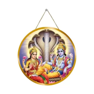 Lord Vishnu Lakshmi 12x12 Inch Round Religious Photo Frame | Spiritual Wall Decor For Home Temple, Pooja Room & Office | Divine Wall Art Picture For Worship, Meditation & Gift (F13116) Lord Vishnu Lakshmi 12x12 Inch Round Religious Photo Frame | Spiritual Wall Decor For Home Temple, Pooja Room & Office | Divine Wall Art Picture For Worship, Meditation & Gift (F13116)