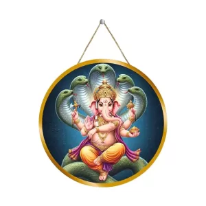 Lord Ganesha 12x12 Inch Round Religious Photo Frame | Spiritual Wall Decor For Home Temple, Pooja Room & Office | Divine Wall Art Picture For Worship, Meditation & Gift (F13143) Lord Ganesha 12x12 Inch Round Religious Photo Frame | Spiritual Wall Decor For Home Temple, Pooja Room & Office | Divine Wall Art Picture For Worship, Meditation & Gift (F13143)