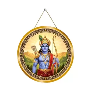 Lord Rama 12x12 Inch Round Religious Photo Frame | Spiritual Wall Decor For Home Temple, Pooja Room & Office | Divine Wall Art Picture For Worship, Meditation & Gift (F13144) Lord Rama 12x12 Inch Round Religious Photo Frame | Spiritual Wall Decor For Home Temple, Pooja Room & Office | Divine Wall Art Picture For Worship, Meditation & Gift (F13144)