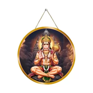 Lord Hanuman 12x12 Inch Round Religious Photo Frame | Spiritual Wall Decor For Home Temple, Pooja Room & Office | Divine Wall Art Picture For Worship, Meditation & Gift (F13145) Lord Hanuman 12x12 Inch Round Religious Photo Frame | Spiritual Wall Decor For Home Temple, Pooja Room & Office | Divine Wall Art Picture For Worship, Meditation & Gift (F13145)