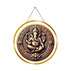 Lord Ganesha 12x12 Inch Round Religious Photo Frame | Spiritual Wall Decor For Home Temple, Pooja Room & Office | Divine Wall Art Picture For Worship, Meditation & Gift (F13155) Lord Ganesha 12x12 Inch Round Religious Photo Frame | Spiritual Wall Decor For Home Temple, Pooja Room & Office | Divine Wall Art Picture For Worship, Meditation & Gift (F13155)