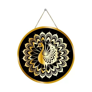 Peacock Symbol 12x12 Inch Round Religious Photo Frame | Spiritual Wall Decor For Home Temple, Pooja Room & Office | Divine Wall Art Picture For Worship, Meditation & Gift (F13160) Peacock Symbol 12x12 Inch Round Religious Photo Frame | Spiritual Wall Decor For Home Temple, Pooja Room & Office | Divine Wall Art Picture For Worship, Meditation & Gift (F13160)