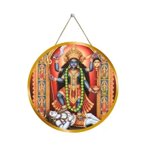 Maa Kali Matha 12x12 Inch Round Religious Photo Frame | Spiritual Wall Decor For Home Temple, Pooja Room & Office | Divine Wall Art Picture For Worship, Meditation & Gift (F13196) Maa Kali Matha 12x12 Inch Round Religious Photo Frame | Spiritual Wall Decor For Home Temple, Pooja Room & Office | Divine Wall Art Picture For Worship, Meditation & Gift (F13196)