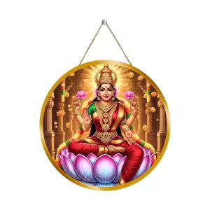 Goddess Lakshmi 12x12 Inch Round Religious Photo Frame | Spiritual Wall Decor For Home Temple, Pooja Room & Office | Divine Wall Art Picture For Worship, Meditation & Gift (F13206) Goddess Lakshmi 12x12 Inch Round Religious Photo Frame | Spiritual Wall Decor For Home Temple, Pooja Room & Office | Divine Wall Art Picture For Worship, Meditation & Gift (F13206)