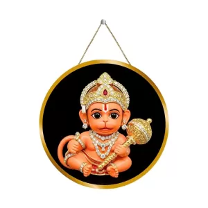 Lord Little Hanuman 12x12 Inch Round Religious Photo Frame | Spiritual Wall Decor For Home Temple, Pooja Room & Office | Divine Wall Art Picture For Worship, Meditation & Gift (F13212) Lord Little Hanuman 12x12 Inch Round Religious Photo Frame | Spiritual Wall Decor For Home Temple, Pooja Room & Office | Divine Wall Art Picture For Worship, Meditation & Gift (F13212)